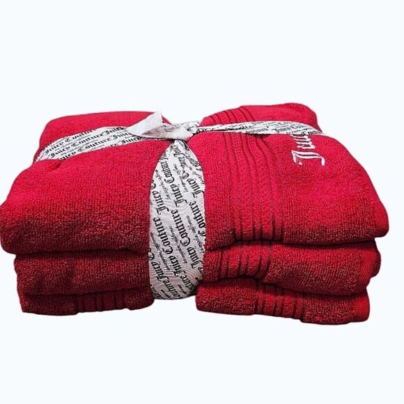 Juicy Couture Home Embossed Logo 6-PC Bath Towel Set - Picture 2 of 6